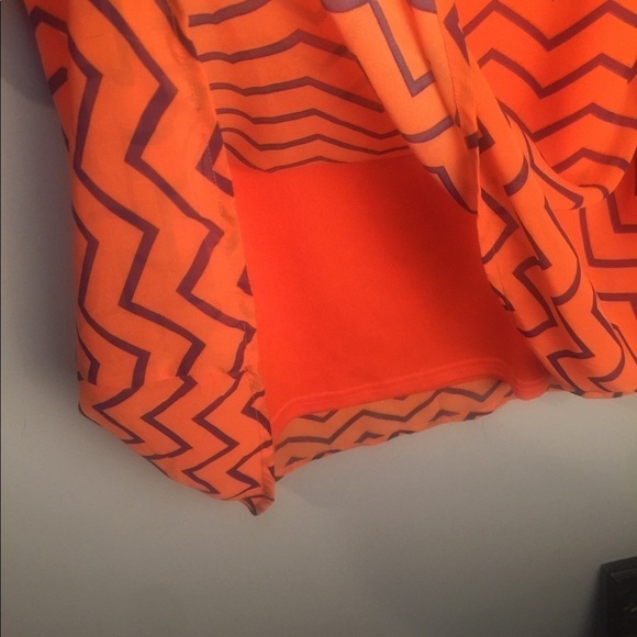 Alma-Mater chevron print shift dress NWT! M - Picture 5 of 7